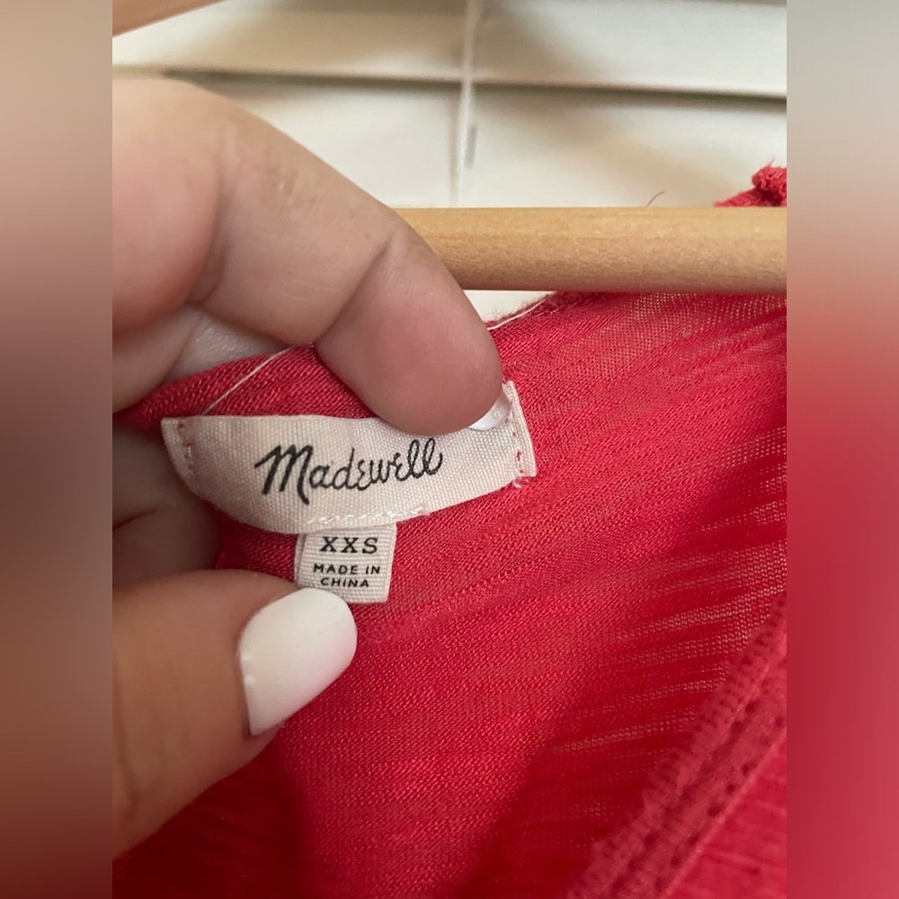 MADEWELL tank. Women’s XXS - Picture 3 of 5